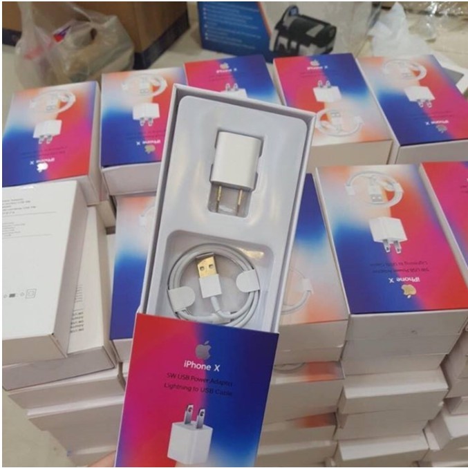 Bộ Cáp Sạc iPhone X Theo Máy Zin Apple-Dây Cáp Lightning Zin Sử Dụng Được Cho iPhone 5 6 7 8 Plus X Xs XR Xs Max(Có ảnh)