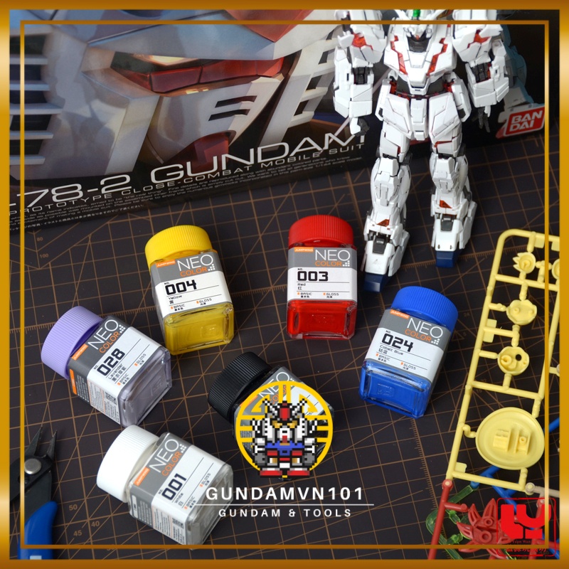 SƠN JUMPWIND NEO COLOR  -  Sơn mô hình màu cơ bản mô hình lắp ráp quân sự gundam gunpla figure doll warhammer