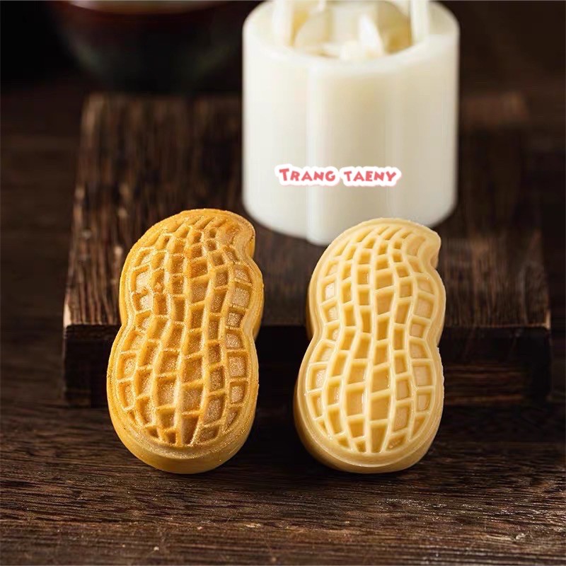 Khuôn trung thu lò xo 1 mặt củ lạc 50g (M210)