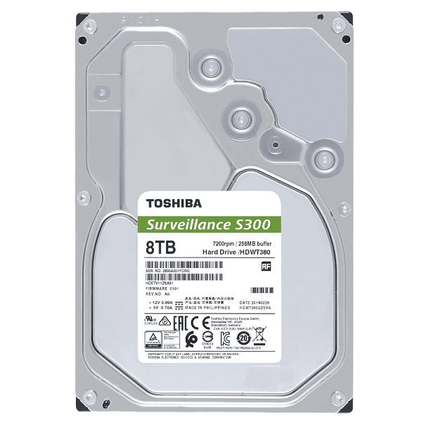 Ổ cứng Camera chuyên dụng TOSHIBA AV 8TB, 10TB, 16TB Chính hãng