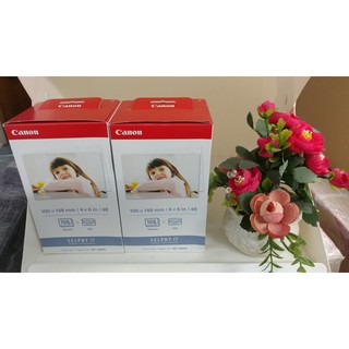 Giấy in ảnh Canon KP 108 - 3 băng mực + 108 tờ CP 1000-1200-1300 chính hãng