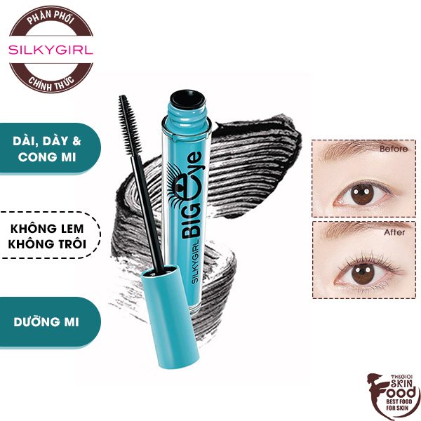 Mascara Làm Dài, Dày Và Cong Mi Silkygirl Big Eye Waterproof Mascara 5ml