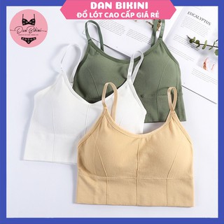 Áo Bra ❤️FREESHIP❤️ Áo Lót Nữ gân tăm không gọng nâng ngực gợi cảm cao cấp mã 646