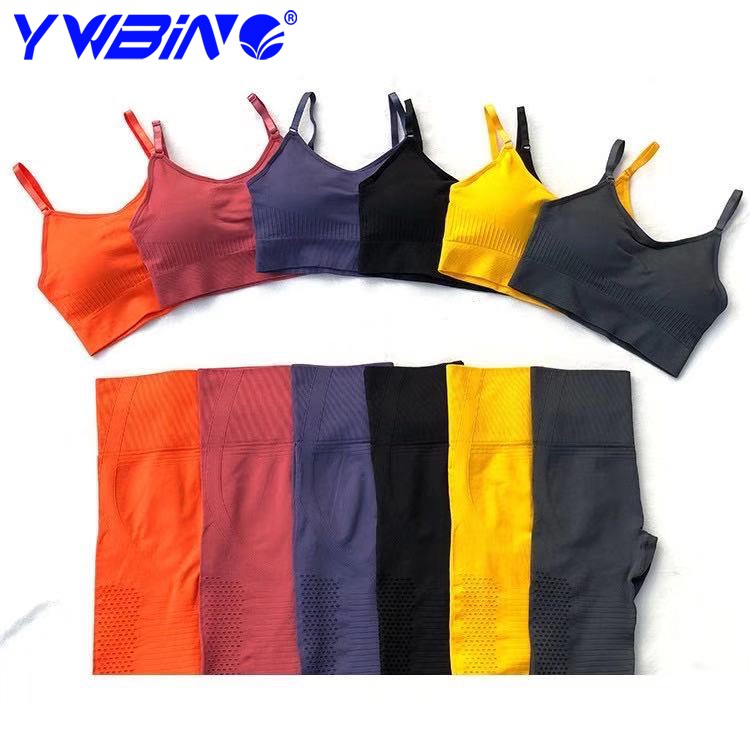 YWBIN đồ tập yoga Set bộ tập thể thao,Bộ đồ tập,1 bộ/2c(Bra +quần dài),bộ tập gym