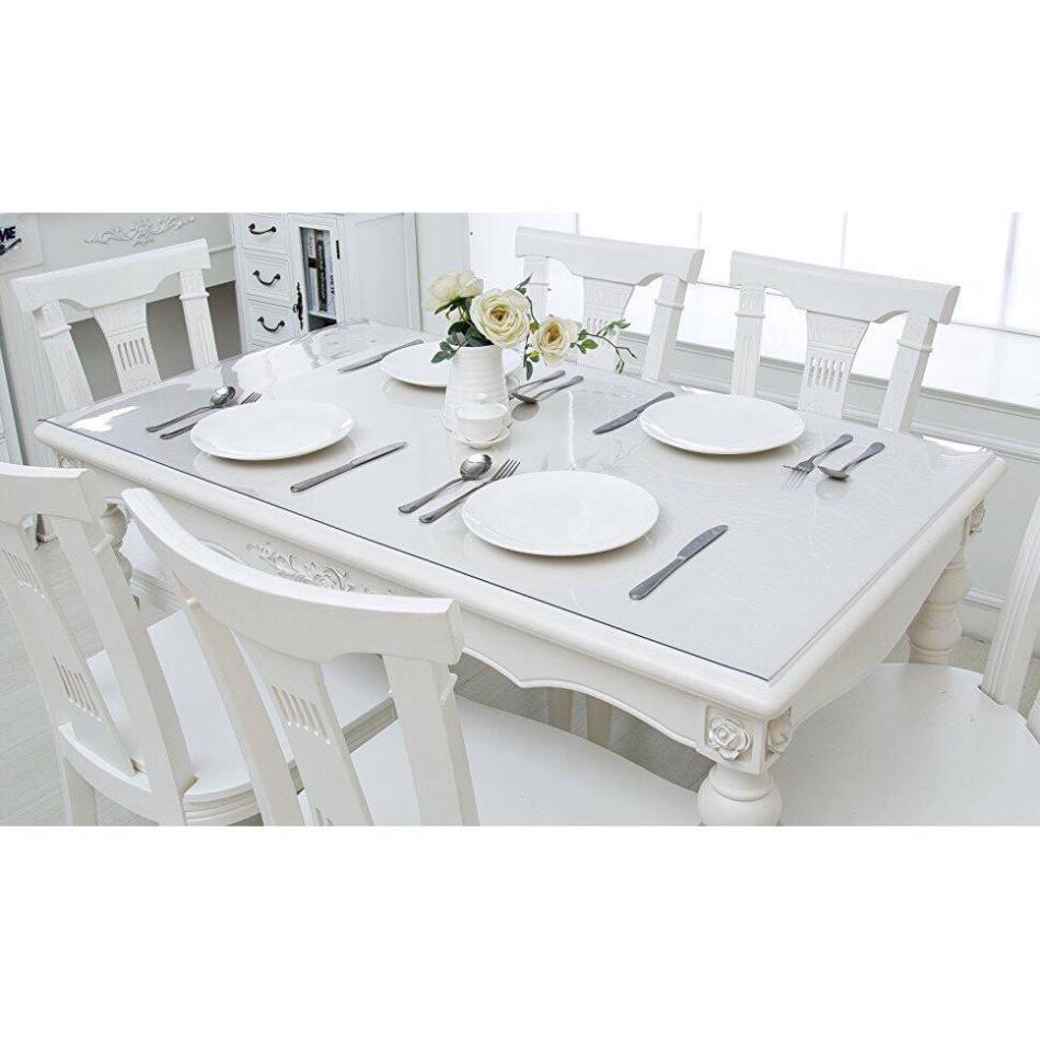 Tấm nhựa dẻo trong suốt trải bàn - tấm kính dẻo trải bàn trang trí dày 1.5mm