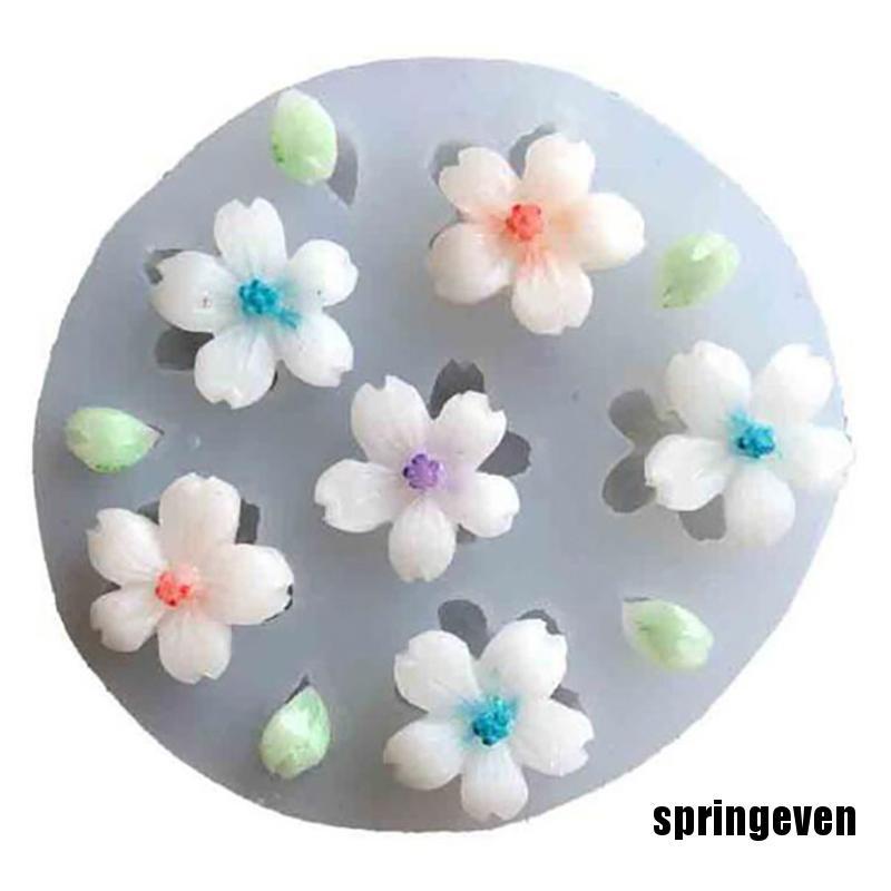 1 Khuôn Silicone Làm Trang Sức Hình Bông Hoa Nghệ Thuật