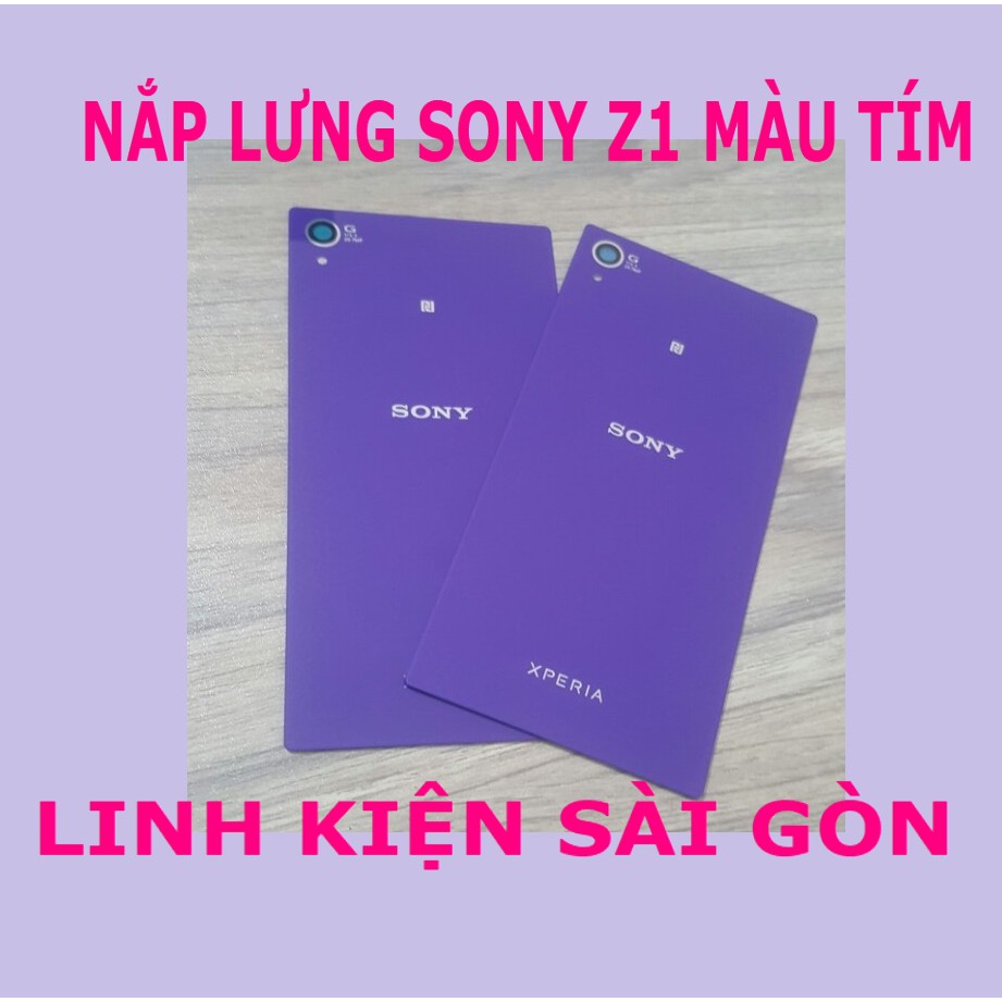 NẮP LƯNG SONY Z1 MÀU TÍM