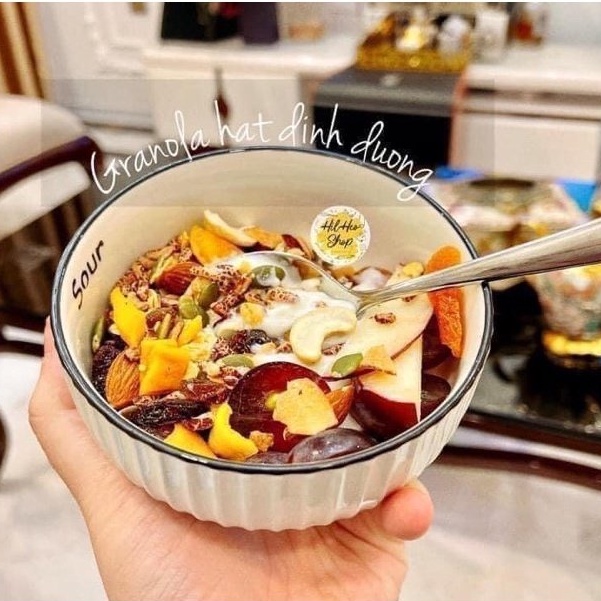 Granola siêu hạt ăn kiêng ngũ cốc giảm cân dinh dưỡng không đường Hàng loại Vip ăn là ưng - Ăn Vặt Cậu Ba Sài Gòn