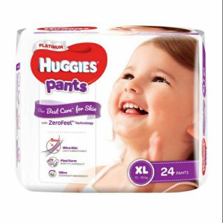 Tã quần siêu cao cấp huggies platinum m33/ l27/ xl24/ xxl20