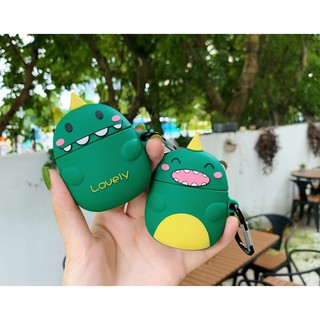 Ốp Airpods hình Khủng Long Green