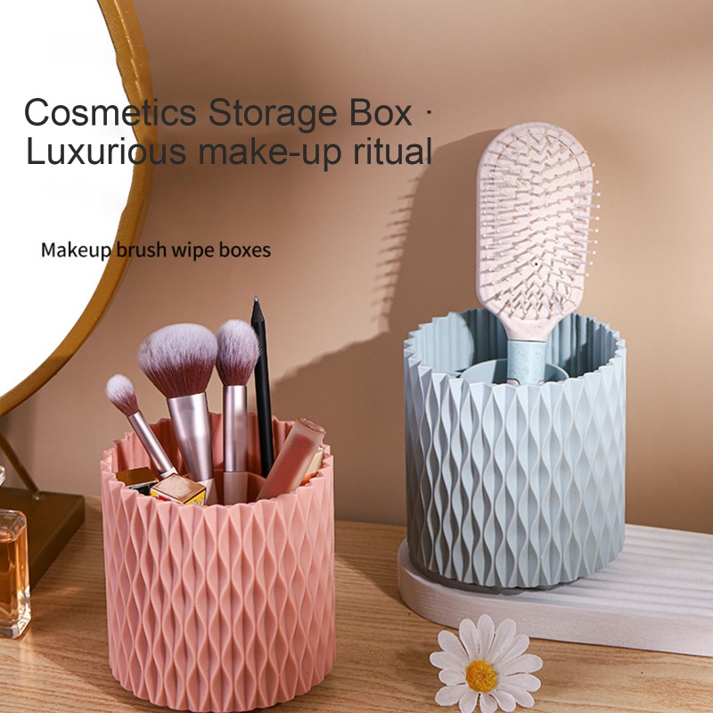 Siêu 360 Độ° Hộp Đựng Mỹ Phẩm Cỡ Lớn Có Thể Xoay Được Tiện Dụng