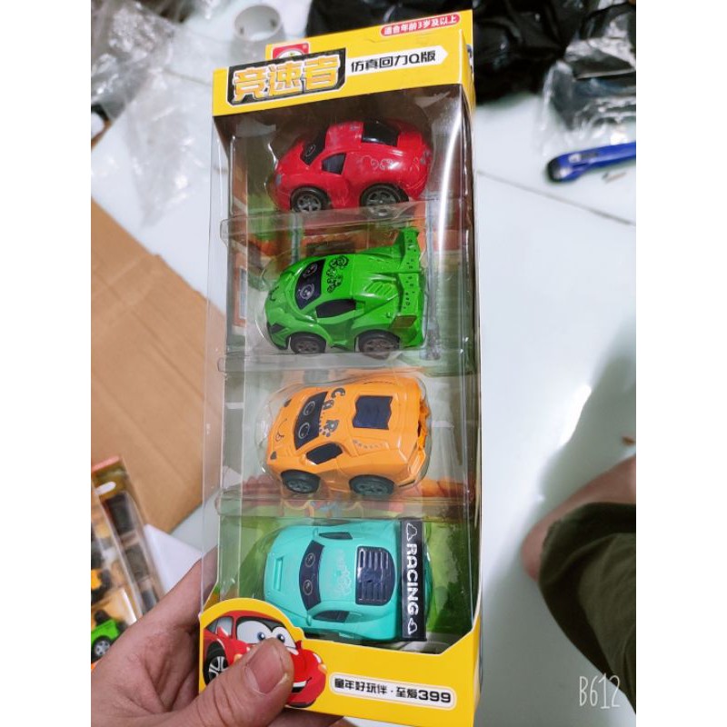 BỘ ĐỒ CHƠI MÔ HÌNH 4 XE 399