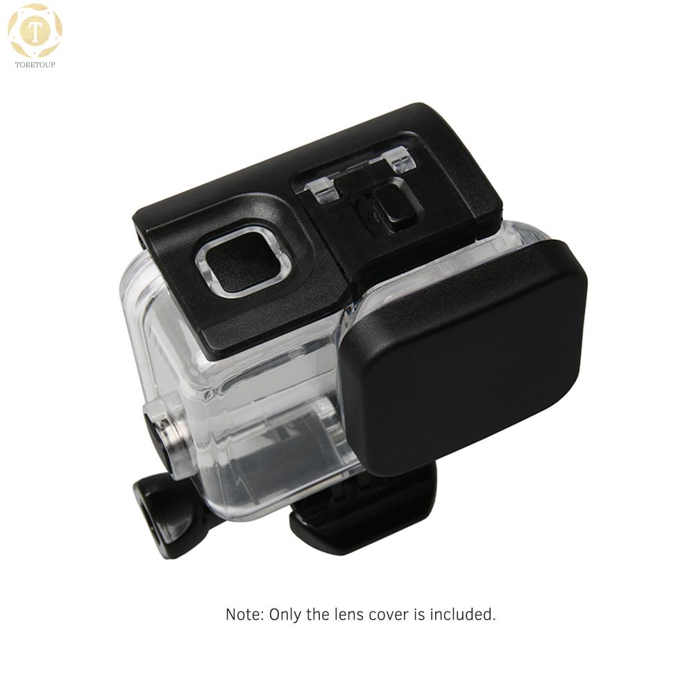 Vỏ Bảo Vệ Ống Kính Máy Ảnh Gopro Hero 5 / 6 / 7 Bằng Pc Chống Nước Chống Bụi 12 Giờ Màu Đen