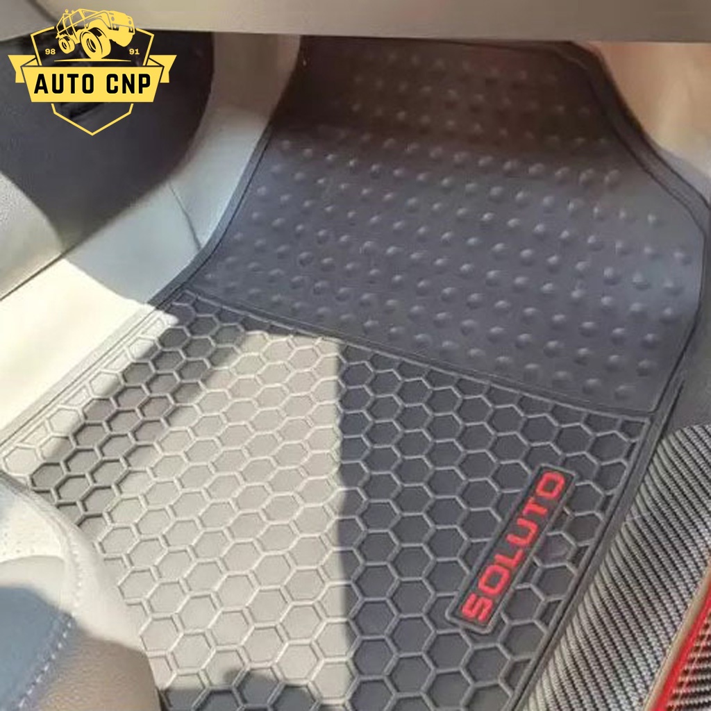 Thảm lót sàn KIA SOLUTO chất liệu cao su, thảm sàn thiết kế đúng form xe, không mùi, không thấm nước – AUTO CNP