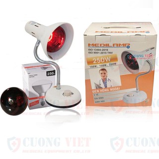 Đèn hồng ngoại Medilamp sưởi ấm, giảm đau + Bóng hồng ngoại dich tong