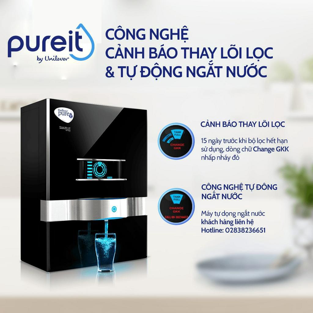 Máy lọc nước Unilever Pureit Ultima Black công suất 4000l - Bảo hành 12 tháng miễn phí lắp đặt toàn quốc