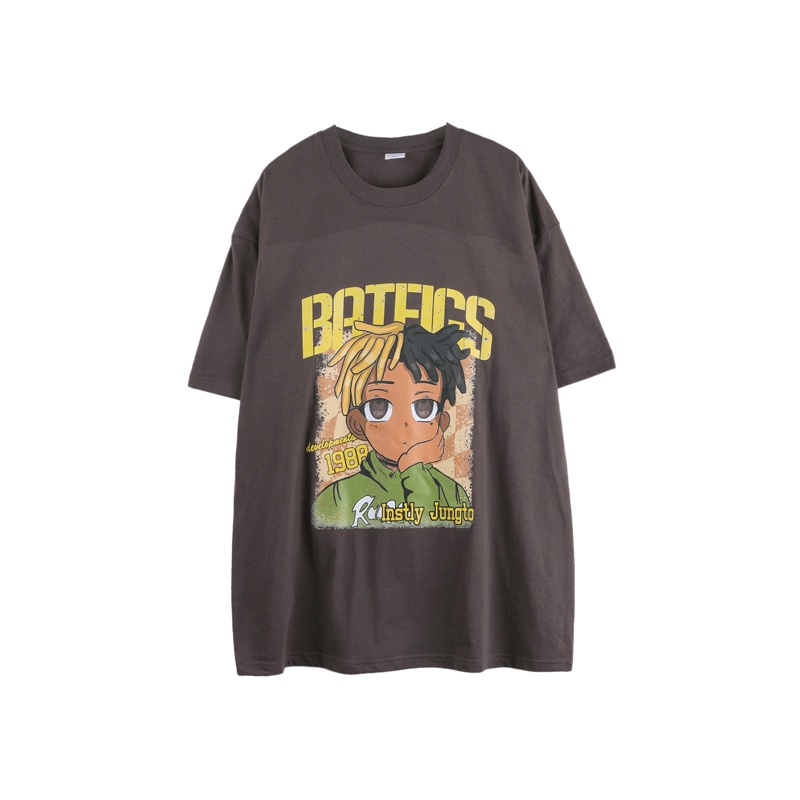 Áo thun tay lỡ nam nữ form rộng unisex siêu đẹp siêu rẻ BATFICS N22