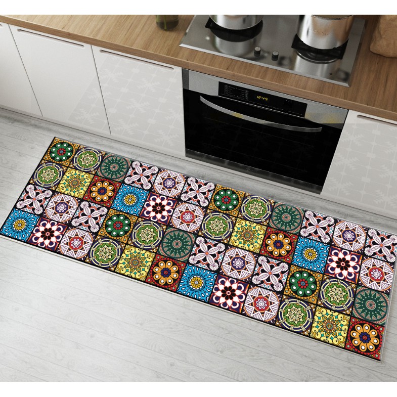 Bộ 2 tấm thảm bếp MẪU HIỆN ĐẠI BST05 (40x60cm và 40x120cm)