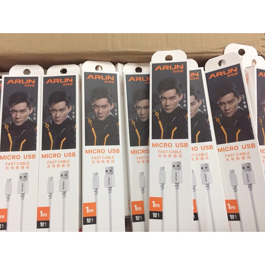 Giá sỉ - Cáp Micro Usb chính hãng Arun, Full box