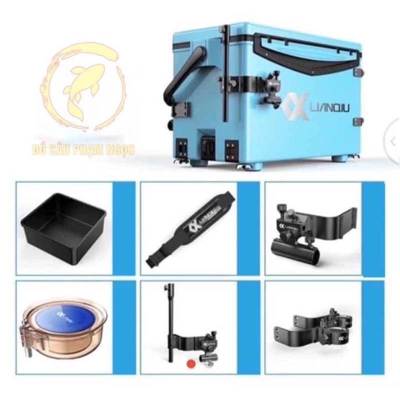 Thùng Câu Đài, Thùng Câu Cá Lianqiu  S8 29L- Đồ Câu Phạm Ngọc