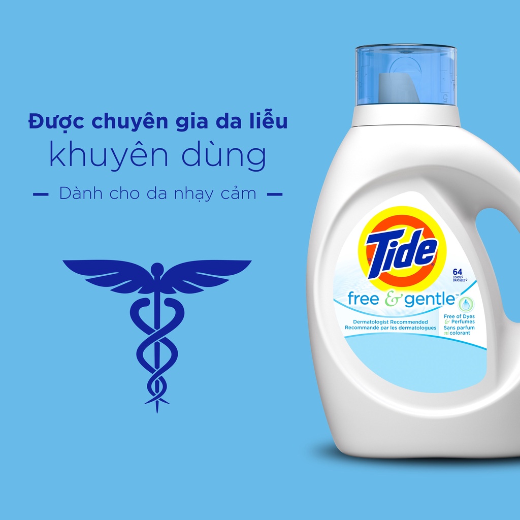 Nước giặt tide hương downy nhập Mỹ