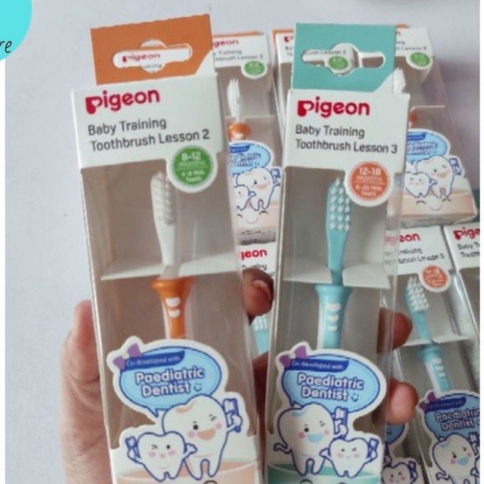 Bàn chải đánh răng pigeon cho bé, bàn chải đánh răng siêu mềm cho bé từ 8 tháng