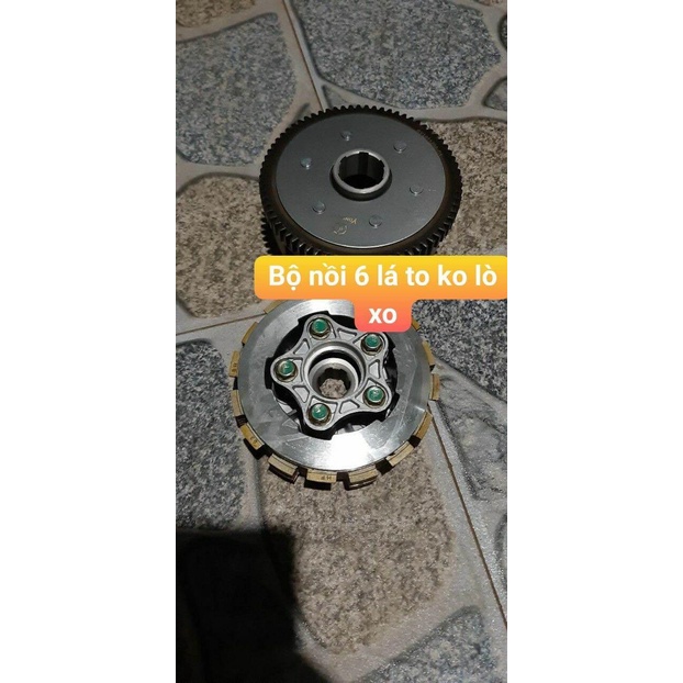 Bộ nồi 6 lá to xe 3 bánh