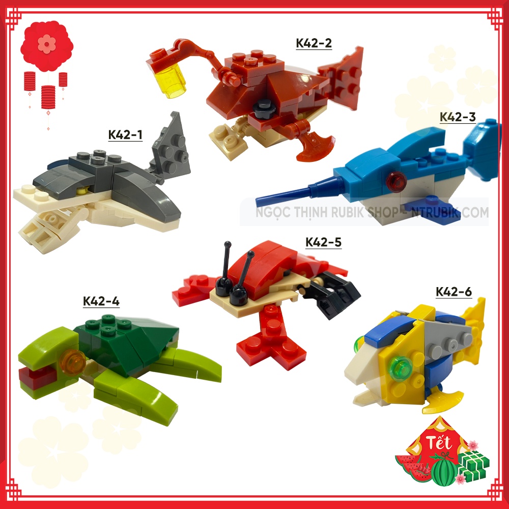 Đồ chơi Xếp Hình Trong Trứng - Đồ chơi lắp ráp mô hình - Undersea Team  (giao ngẫu nhiên)