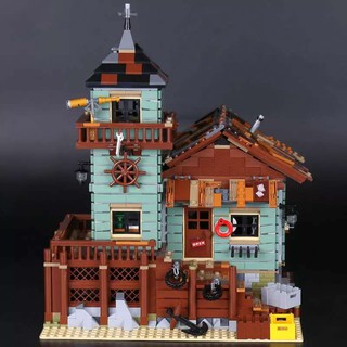 Mẫu Lắp Ráp lOld Fishing Store Cửa Hàng Bán Đồ Câu Cá Cũ 16050 K8001