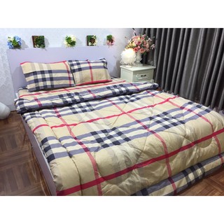 Bộ chăn phao ga gối cao cấp (karo to)