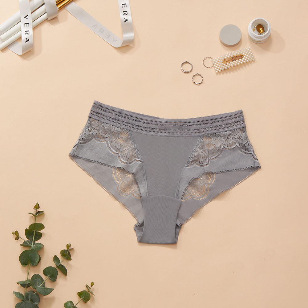 Quần lót VERA lưng cao phối ren - 0395 | BigBuy360 - bigbuy360.vn
