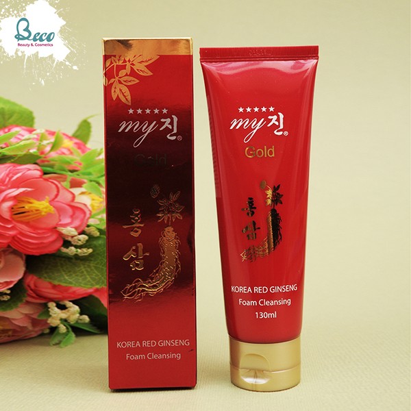 Sữa Rửa Mặt Hồng Sâm Đỏ My Gold Korea Red Ginseng Foam Cleansing