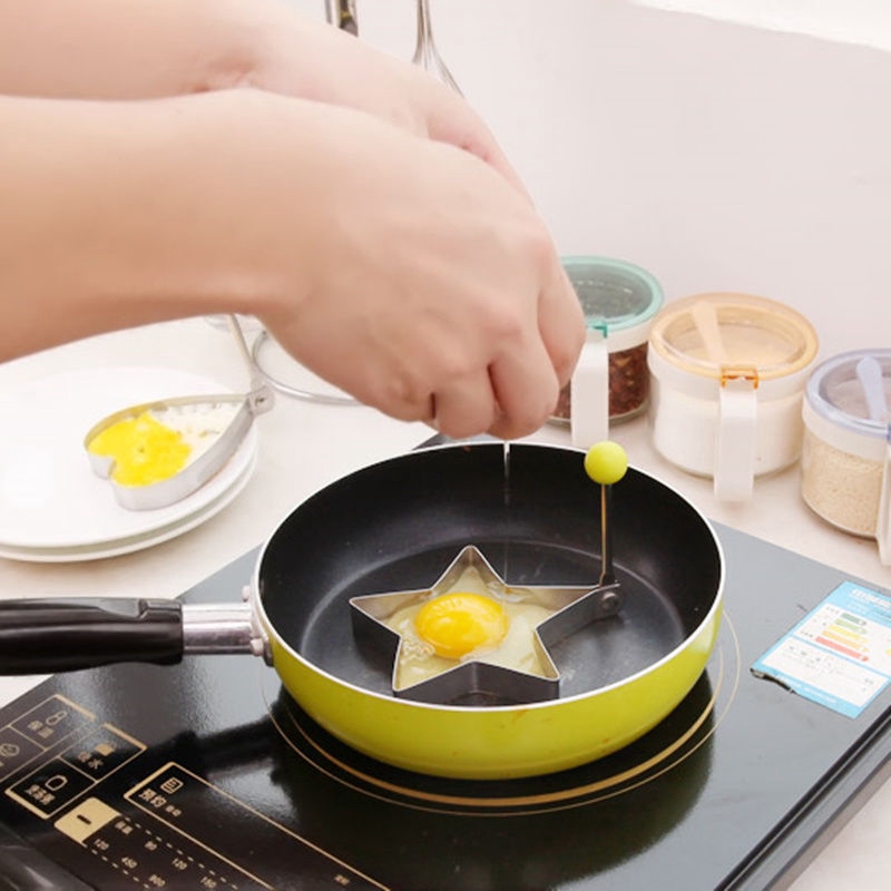 Khuôn chiên trứng thép không gỉ nhiều hình dạng độc đáo