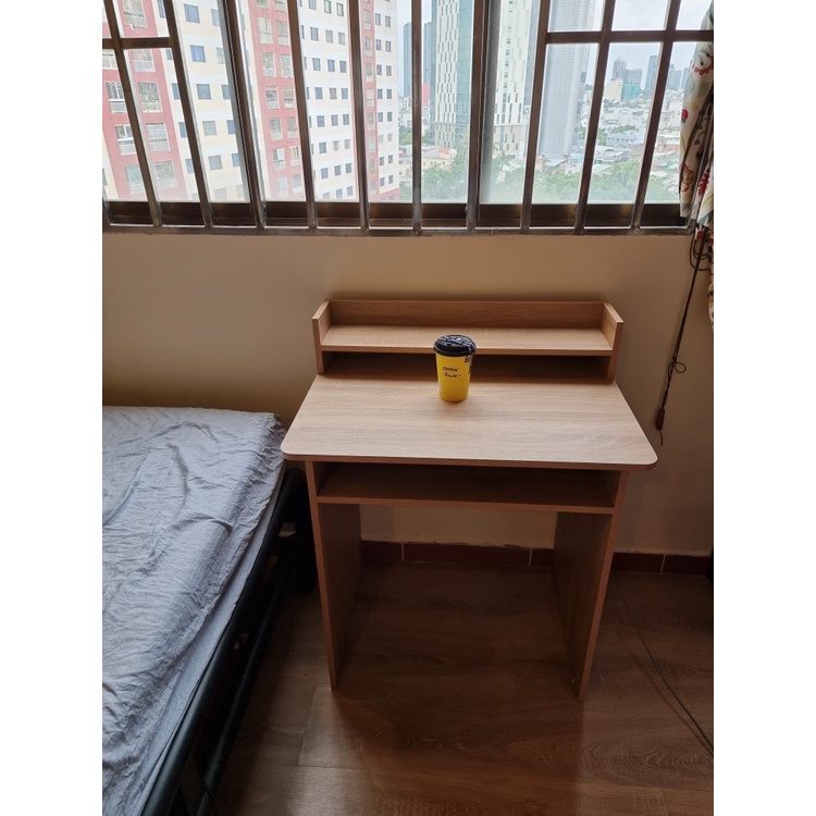 Bàn Học Thông Minh Hiện Đại S Table có ngăn kéo để sách FULL vân gỗ GP119.04