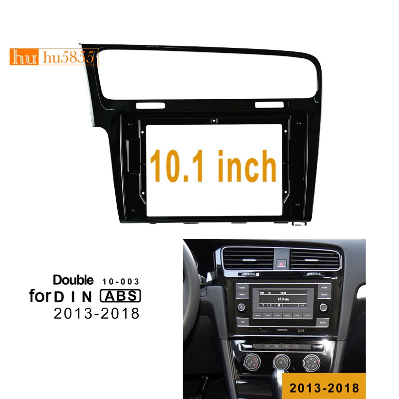 DVD Khung Bảng Điều Khiển Radio Xe Hơi 2din 10.1 Inch Cho Golf 7 2013-2018 G5Vn