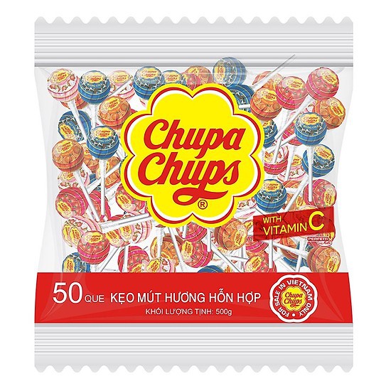 Kẹo mút chupachup gói 50 que