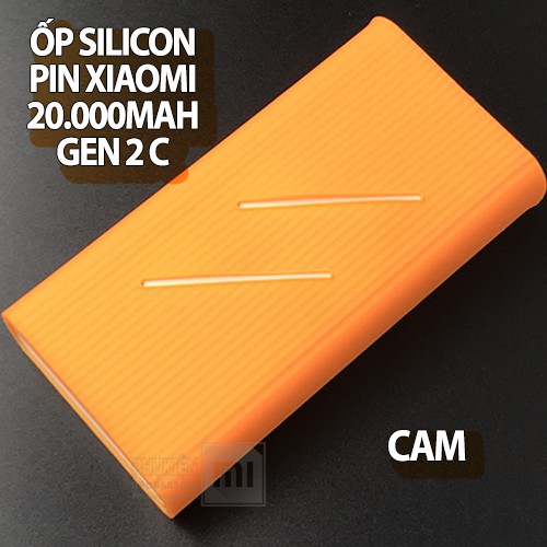 FREESHIP ĐƠN 99K_Bao ốp silicon dành cho Pin sạc dự phòng Xiaomi 20000mAh Gen 2C