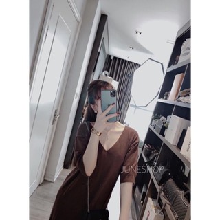 VÁY LEN TRƠN CỔ TIM QC 4 MÀU CHO NỮ