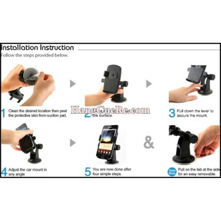 Kẹp điện thoại 180 độ Easy One Touch Car Mount