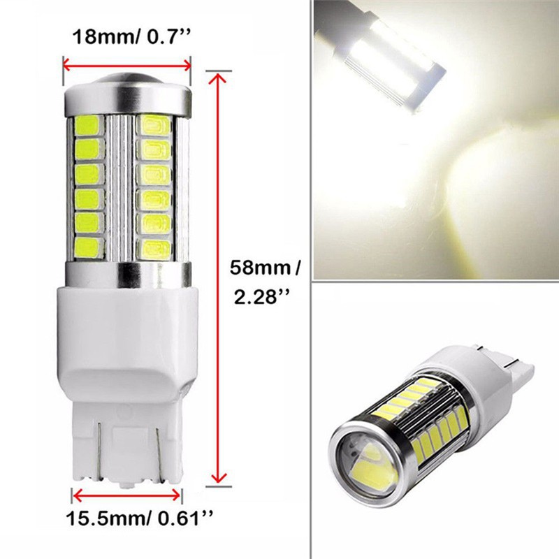 Đèn LED phanh T20 7443 5630 33SMD cho xe hơi