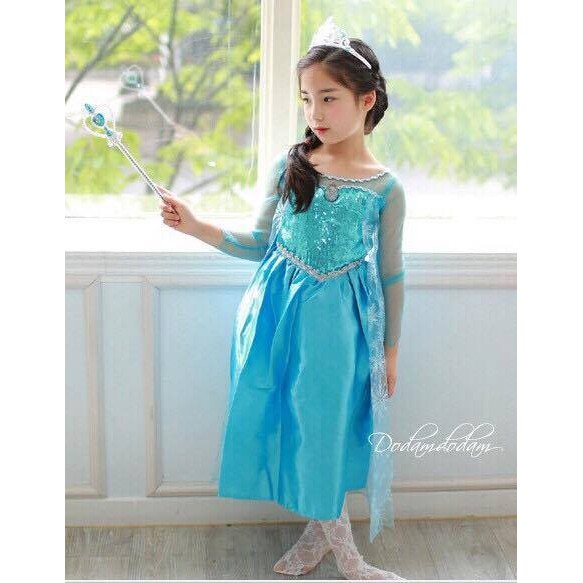 Đầm công chúa Elsa cho bé 4-9 tuổi