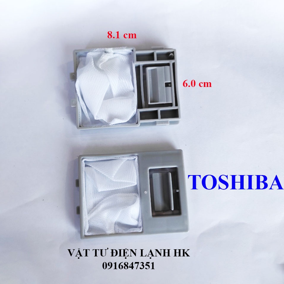 (Các mẫu) Túi lưới lọc máy giặt TOSHIBA (chọn đúng mẫu khi đặt hàng)