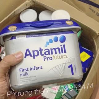 Sữa APTAMIL UK 1-2-3 hàng xách tay đủ bill