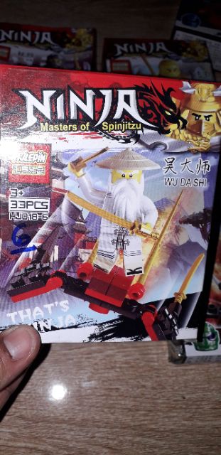Lắp ráp 1 hộp LegoNinjago master HJ018