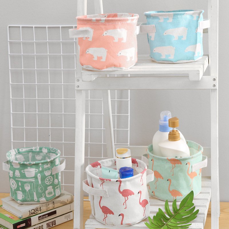 Giỏ đựng đồ mini để bàn size 21*16*14cm