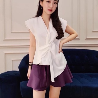 Ao tay hến xoắn vạt