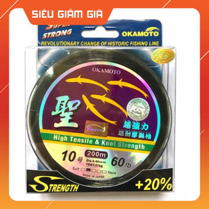 [Combo] [Combo] Cước Câu Cá Okamoto  (cước thánh/ 4 con cá) [Giá rẻ] [Giá rẻ]
