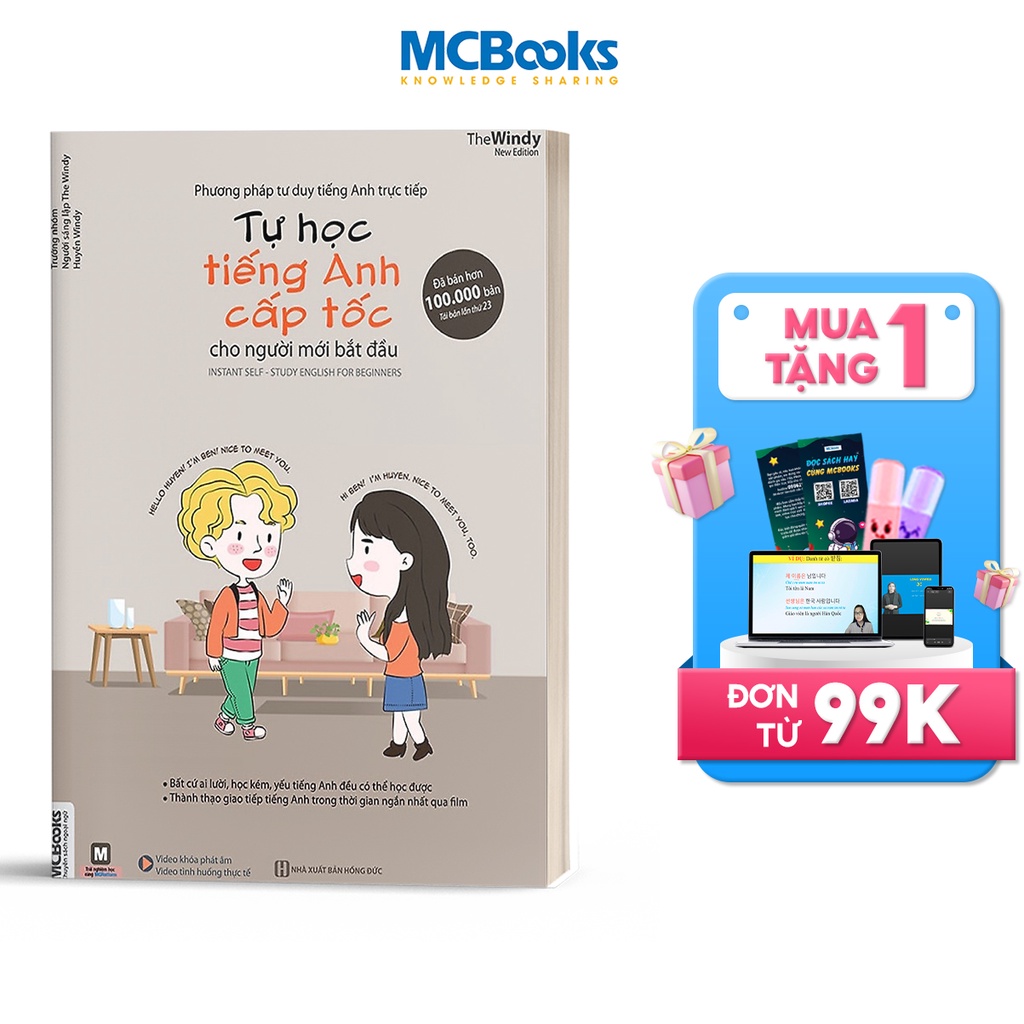 Sách - Tự Học TIếng Anh Cấp Tốc Cho Người Mới Bắt Đầu Phiên Bản 4 Màu - Kèm App Học Online