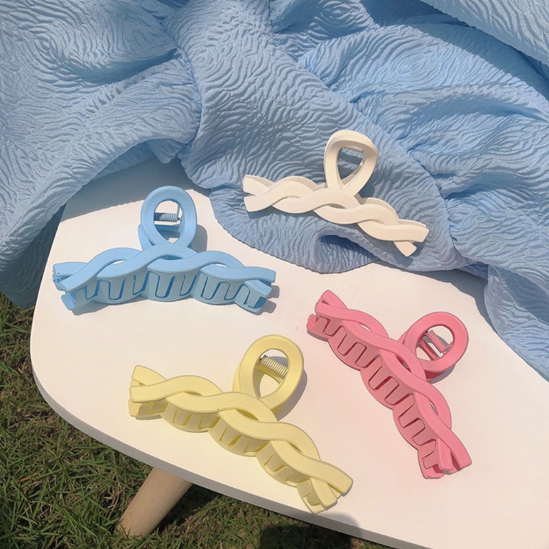 Kẹp tóc đuôi ngựa nhiều màu sắc tùy chọn cỡ lớn không trượt thời trang