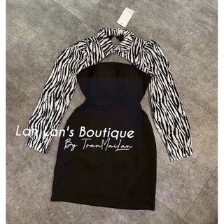 ĐẦM body cổ tàu tay dài